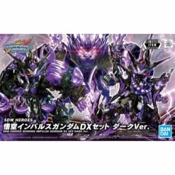 BANDAI GUNDAM SDW HEROES WUKONG IMPULSE GUNDAM DX SET DARK VER.